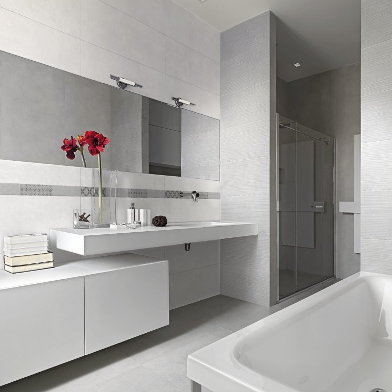 obklad Alfa Bianco 25x75