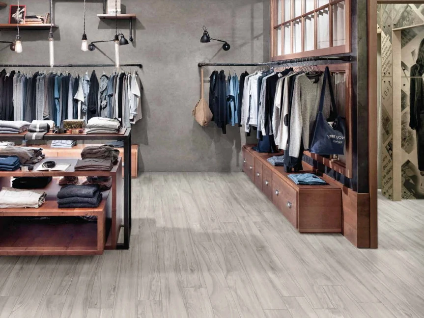 dlažba kalibrovaná Decawood Grey 30x120 rect.