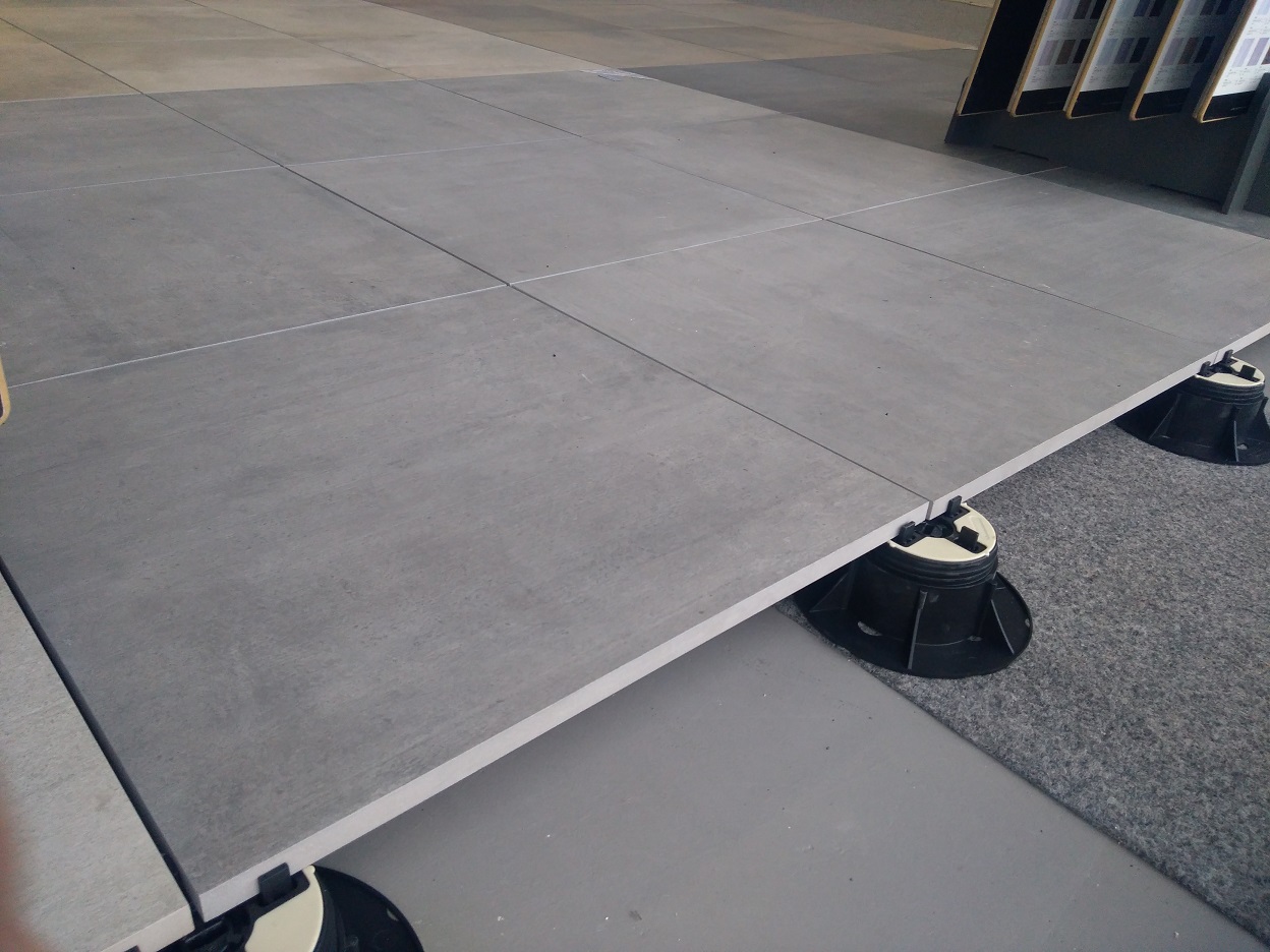 Dlažba na terče kalibrovaná Classtile Cement it Grey 60x60x2cm