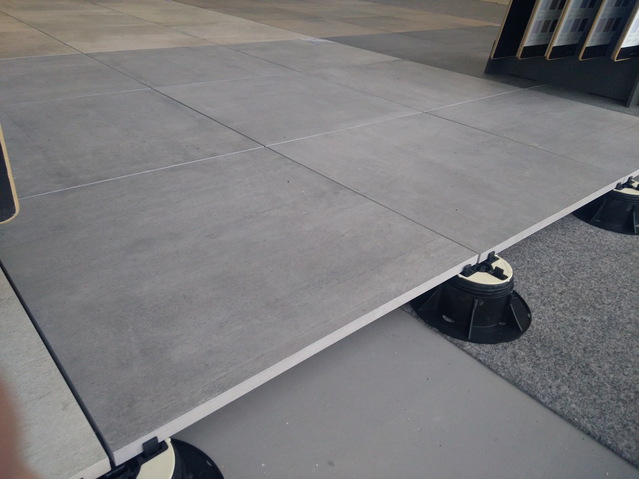 Dlažba na terče kalibrovaná Classtile Cement it Grey 60x60x2cm